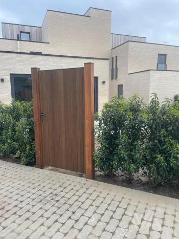 Houten tuinpoort