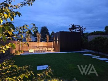 Tuinkamer modern zwart