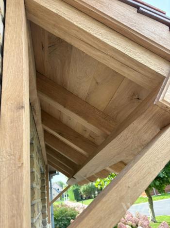 eiken oversteek met bourgondische tegelpannen